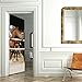 AmazingWall Stable 3D Horse Door Decor DIY Home Decoration Closet Poster Door Wall Mural Deca 30.3x78.7