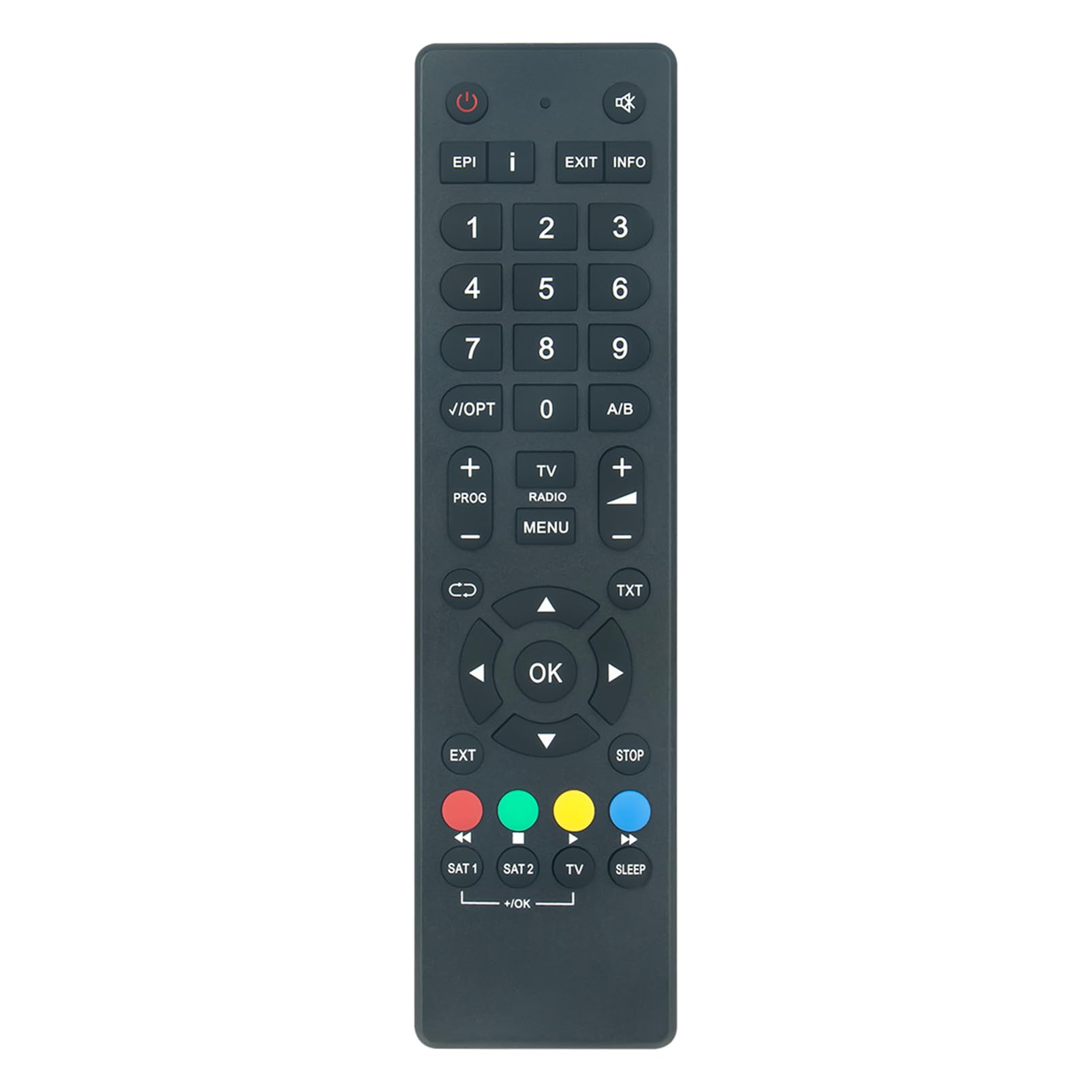 VINABTY 103TS103 B/S Replacement Remote Control Compatible with Skysat Receiver 2S, 2T, 3S, 3T,Compatible with Teledigi 2S,2T,3S,3T,Compatible with Diginova 4 CI 450