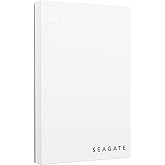 Seagate Game Drive PS4/PS5, 5TB, Portable External Hard Drive, 2.5 Inch, USB 3.0, White, LED Blue, Plug and Play, Model No.: STLV5000200