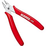 IGAN-170 Wire Cutters, Precision Electronics Flush Cutter, One of the Strongest and Sharpest Side Cutting pliers with an Open