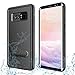 Transy Samsung Galaxy Note 8 Waterproof case Full-Body Protective Underwater Cover with Built-in Screen Protector Design for Galaxy Note 8 (Black)