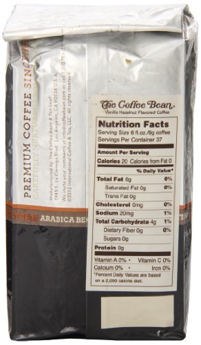 The Coffee Bean & Tea Leaf Ground Coffee, Vanilla Hazelnut, 12 Ounce - Thumbnail 2