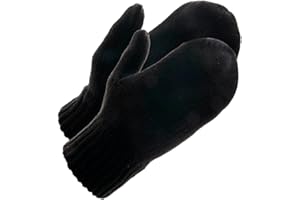FORCEFIELD Knitted Acrylic Mitt Liner, 100% Soft Acrylic Thermal Glove Insert, Lightweight Warmth for Winter Work & Outdoor U
