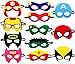 Cartoon Party Supplies Favors Heros Masks，Children Cosplay Character Felt Masks Party for Kids (12pcs)