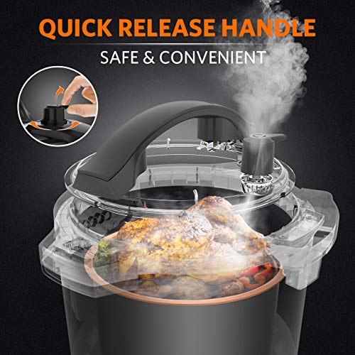 1829 CARL SCHMIDT SOHN 6Qt Pressure Cooker & Air Fryer Combo Allin