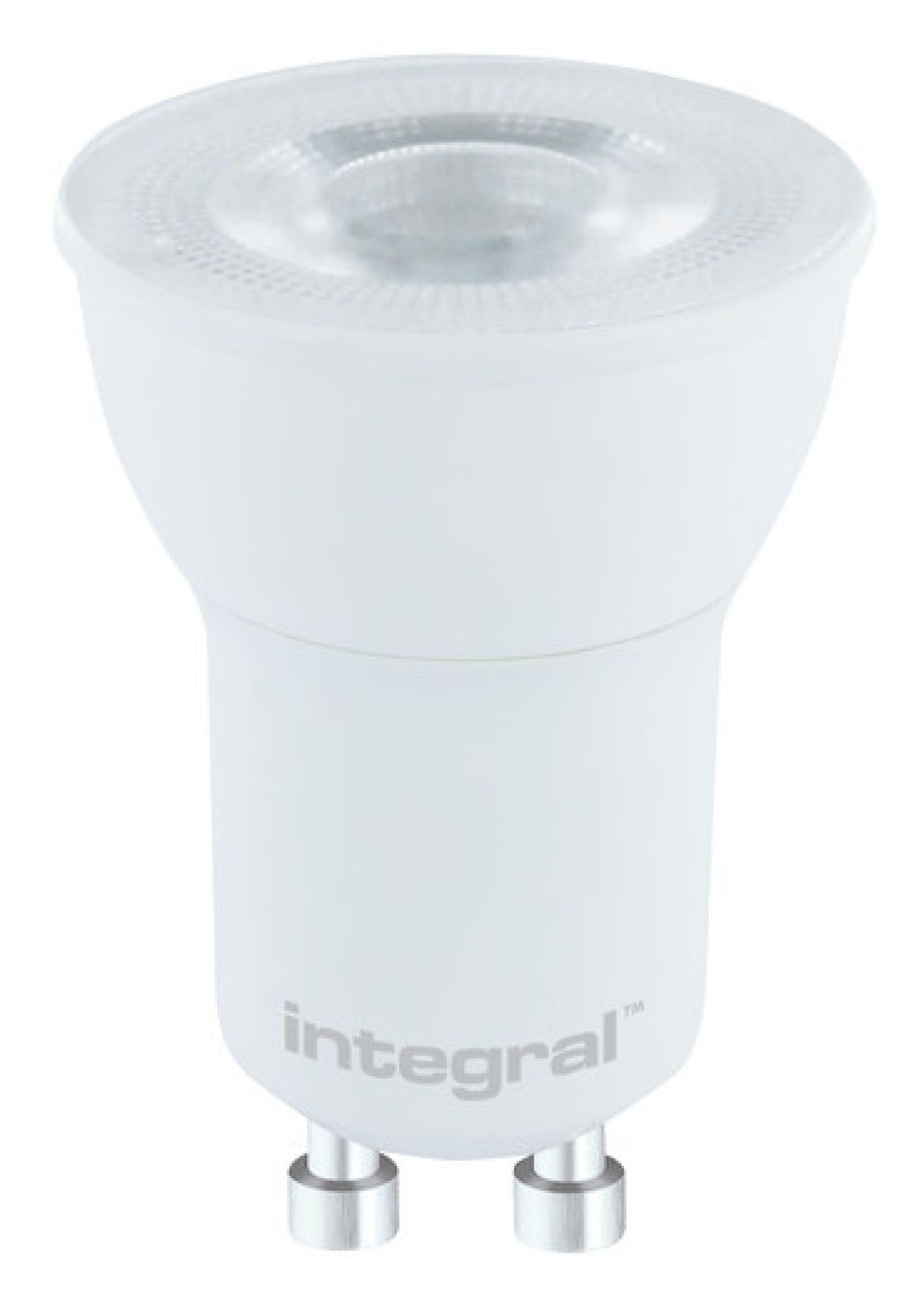 Integral LED 55-55-08 3.4w GU10 LED Light Bulb =40w MR11 35mm Sized GU10 Spot Bulb 2700K