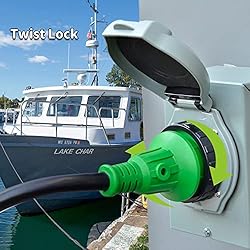 RVMATE Marine Shore Power Boat Adapter, 30amp Male