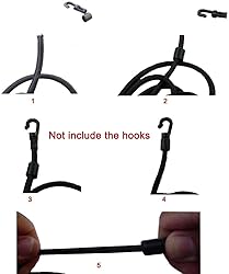 1/8" x 10' Bungee Shock Cord - Elastic Nylon Cords