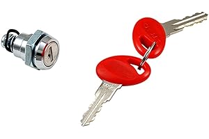 SHAD 201722R Replacement Cylinder and Keys Set for Standard Lock, Silver
