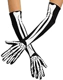 Fun World Adult Skeleton Opera Gloves