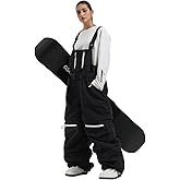 GSOU SNOW Men Snow Pants Snowboard Bibs Baggy Women Ski Pant Snow Bibs Overalls Waterproof Windproof Insulated