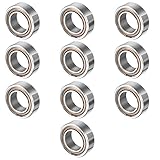 uxcell 10pcs MR95ZZ 5mmx9mmx3mm Double Shielded Miniature Deep Groove Ball Bearing