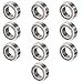 uxcell 10pcs MR95ZZ 5mmx9mmx3mm Double Shielded Miniature Deep Groove Ball Bearing