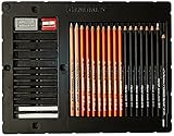 33-Piece Classic Charcoal Drawing Set
