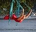 Yoga Swing – Antigravity Yoga Hammock – Aerial Trapeze – Sling – Inversion Tool for Back Pain Relief – 2 Hanging Straps – 4 Heavy Duty Carabiners – 6 EVA Handles and Beginner PDF Guide Included.