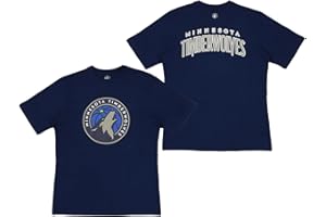 FISLL Men's NBA Team Color, Name and Logo Premium Short Sleeve T-Shirt