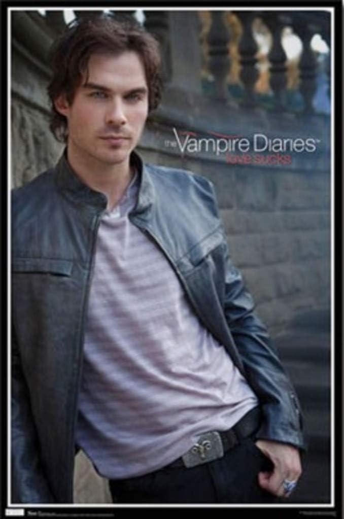 Vampire Diaries Damon TV Poster Print - 22x34 Poster Print Poster Print, 22x34 Poster Print, 22x34