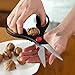 Kaylons Kitchen Shears Deluxe Scissors Poultry Crab Legs Chicken Bones with Nut Cracker Bottle Opener Black