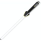 Work Sharp Kitchen Ceramic Honing Rod - Angle Guided - For Chef, Santoku, Paring, &amp; Serrated Knives Black
