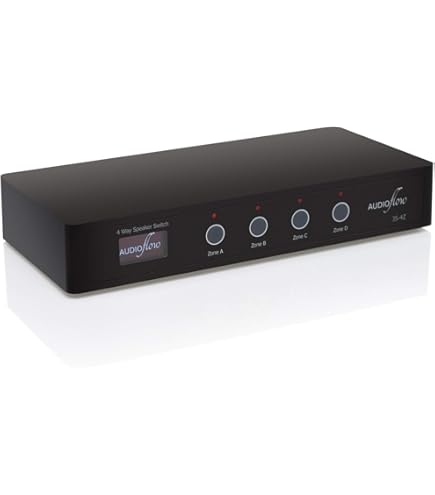 Amazon.com: 4 Zone Speaker Pair High Power Selector Switch
