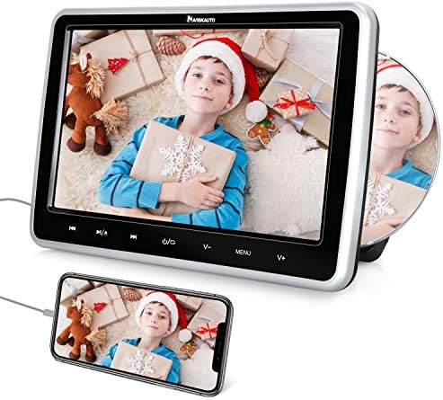 Naviskauto ヘッドレストモニター Dvd内蔵 スロットイン Hdmi入力 スマホ同期 Dvdプレーヤー 車載 10 1インチcprm リージョンフリー Usb Sd Av In Av Out 18ヶ月保障