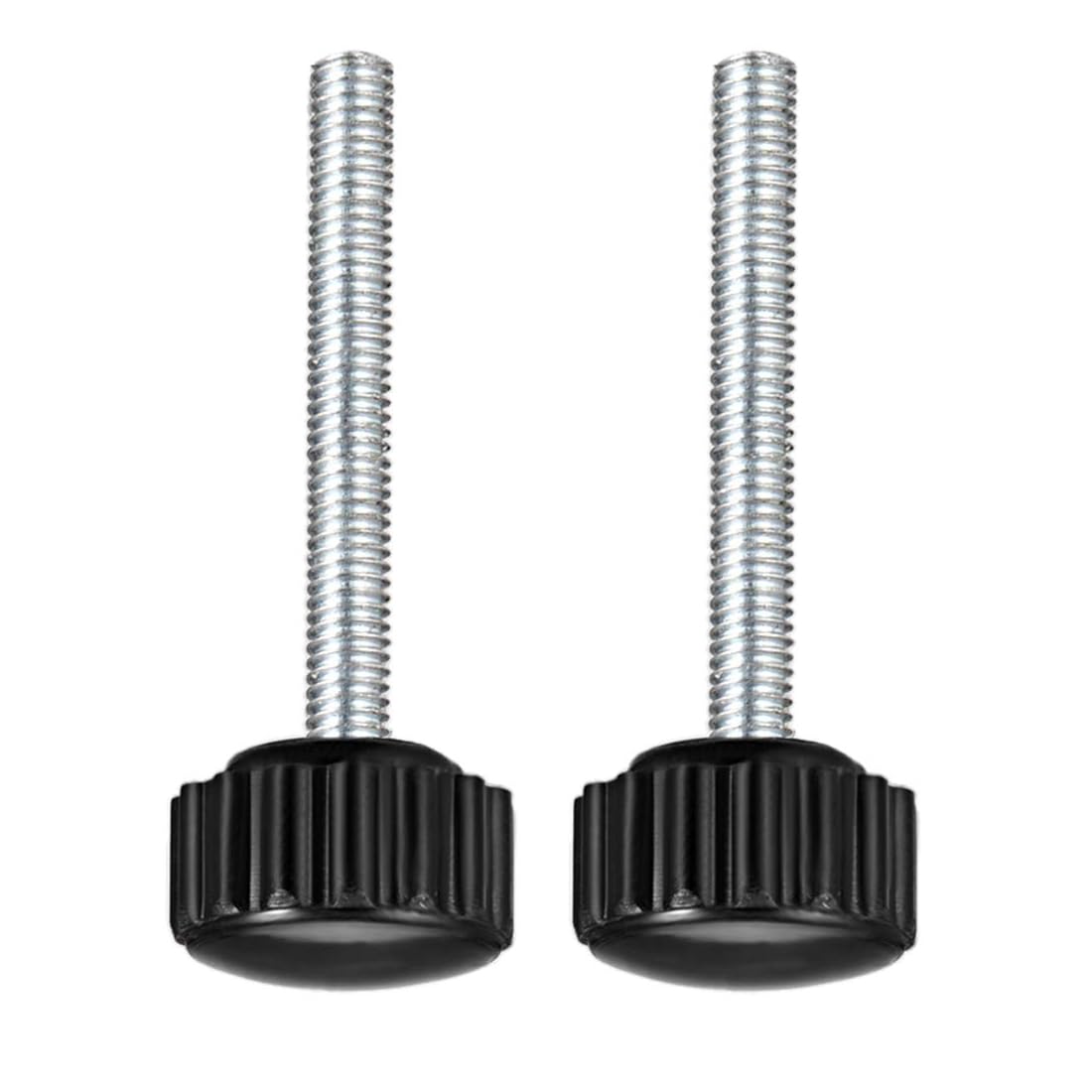MACHSWON Knurled Clamping Knobs Saw Drill Press Lathe and Routing Jigs Packaging Machinery Printing Equipment Hand Clamping Handle Bolt Hand Knob Screw Replacement Parts M4 x 35mm 2pcs