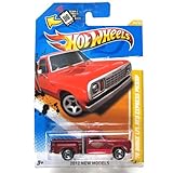 2012 HOT WHEELS NEW MODELS 1978 DODGE LI'L RED EXPRESS PICKUP 34/50, '78 LIL RED EXPRESS PICK-UP, DIE-CAST