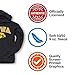 Campus Colors Iowa Hawkeyes Arch & Logo Gameday Hooded Sweatshirt - Black, Large