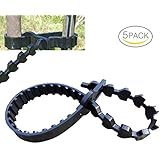 Magarz Tree Supports Adjustable New Tree Straps Duty Tree Ties Tree Training System (Black 5 pcs)