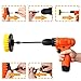 Drill Brush Power Scrubber Brush Set, Herrfilk Drill Brush Attachment Set with Extend Attachment and Scrub Pads Sponge, Drill Bit Scrub Brush for Cleaning Grout, Car,Tiles, Sinks, Bathtub