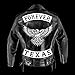 Sudopo VEGASBEE Texas Reflective Fabric Embroidered Iron-ON Patch Biker Jacket Rider Vest Bottom Rocker 12
