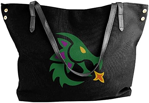 Easten Zadiac Animals Dragon Mens And Womens Large Vintage Canvas Backpack School Laptop Bag Hiking Travel Rucksack