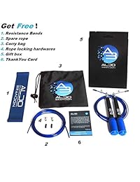 AldoBrandon - Cuerda de saltar de velocidad para entrenamiento, boxeo, MMA, fitness, ajustable para hombres, mujeres y niños
