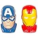 Marvel Avengers Captain America and Iron Man Ceramic Salt and Pepper Shakers