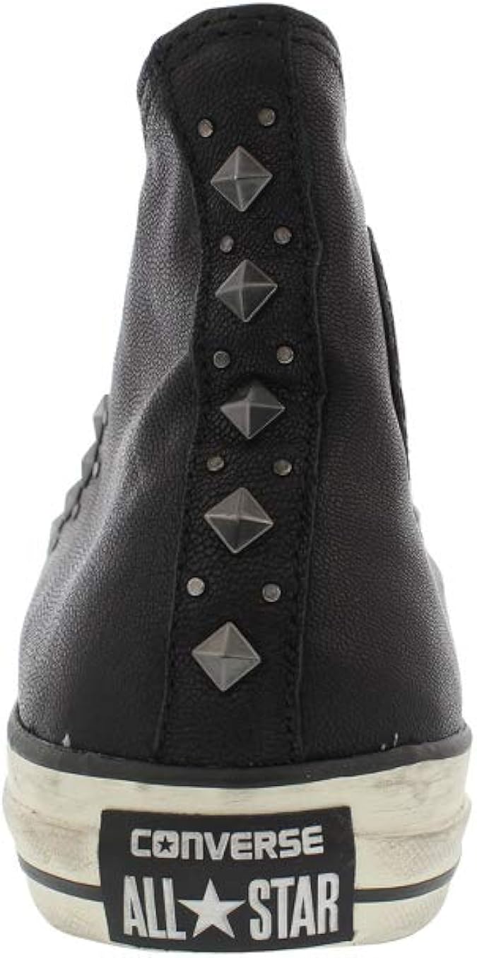 studded leather converse