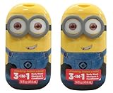 Despicable Me Minions 3 in 1 Body Wash Banana & Strawberry (PACK OF 2)