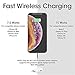 TechMatte Wireless Charger. Qi-Certified Fast Wireless Charging Pad for 7.5W iPhone Xs Max,XS,XR,X,8,8+ and 10W Galaxy S10+,S10,S10E,S9,Note9 Textured Design (No AC Adapter, 5foot Cable Included)