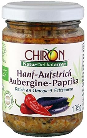 Bio Hanf-Aufstrich Aubergine-Paprika kbA 135g