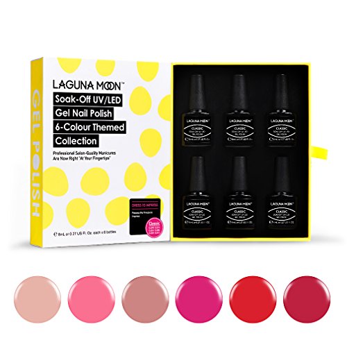 Gel Polish UV LED Soak Off Varnish Lacquer Manicure Pedicure Nail Polish Sets Beauty Salon Nail Arts Kits 6pcs - Thumbnail 5