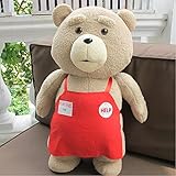 48cm original Movie Teddy Bear Ted 2 Plush Toys In Apron 48CM Soft Stuffed Animals Ted Bear Plush Dolls