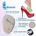 Metatarsal Ball of Foot Cushions Pads For Women, High Heel Inserts, Comfort Soft Gel Forefoot Massage Cushion & Non Slip Shoes, Relieves Pressure, Foot Pain Relief cushions 3 Pairs (Beige) By Metarsalthumb 1