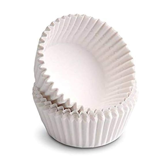 Norpro Giant White Paper Muffin Cups Cupcake Baking Liner Set Of 48 2Pack Amazon.co.uk