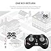 REDPAWZ H36 Mini Drone 2.4G 6 Axis Gyro Headless Mode, 360° Flips, Remote Control One Key Return RC Quadcopter, Best Drone for Kids & Beginners, Children Toys Gift -(Double Battery,Gray)