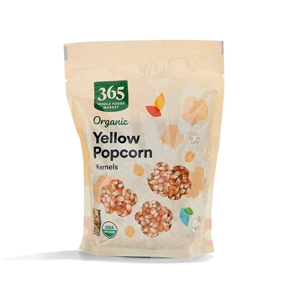 365 BY WHOLE FOODS MARKET, ORGANIC YELLOW POPCORN KERNELS, 28 OUNCE