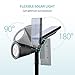 Solar Spotlights, Litom Upgraded 6 LED 2-in-1 Waterproof Outdoor Solar Light, Auto On/Off & 180°Adjustable, Solar Wall/Landscape Lights for Garden Patio Backyard Driveway Tree Bush, 4 Pack