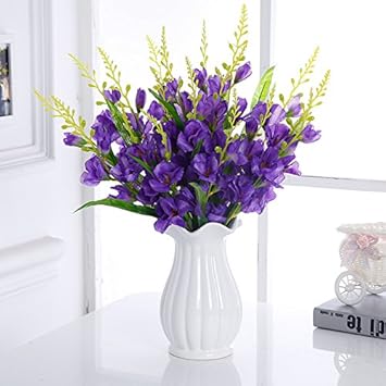 Maivas Décoration En Ion En Céramique Vase Fleur Rose Jeu De