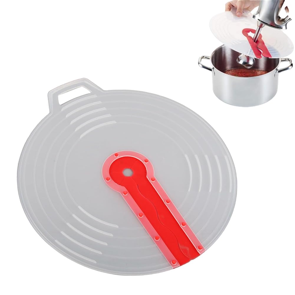 Leopacat Bowl Anti Splashs Lid, Mixer Bowl Cover, Splatter Cover Baking Guard Lids Egg Whisks Bowl Cover for Kitchen Cooking Anti Spill Microwave Splash Whipping Cream Frothing Milk 31cm/12.2inch