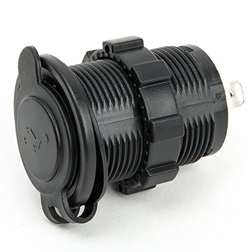 BreaDeep Dual USB Car Charger Socket Waterproof 12V/3.1A Power Outlet Replacement for Car, Motorcycle, Marine, Boat, RV, ATV