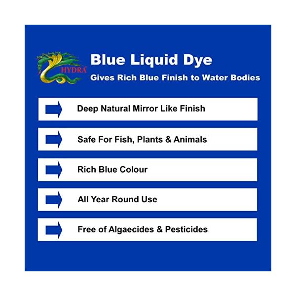 HYDRA-LIQUID-BLUE-DYE-250ml-treats-UpTo-31250-litres-For-Water-Features-and-Fountains-Indoor-and-Outdoor HYDRA LIQUID BLUE DYE 250ml treats UpTo 31,250 litres For Water Features and Fountains (Indoor and Outdoor)