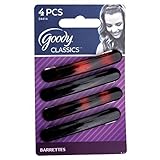 Goody Womens Classic Oblong Autoclasp 4 Ct Color May Very, GD-04414 (4-Pack)